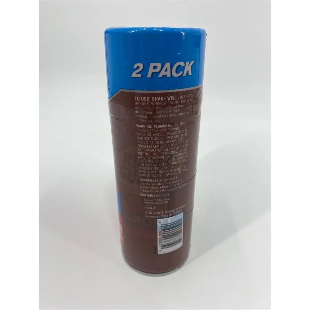Right Guard Sport Deodorant Men 2 Pack 8.5oz Original Aerosol Spray Anti-Stain